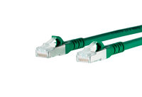 METZ CONNECT Cat.6A Netzwerkkabel Grün 0,5 m Cat6a S/FTP (S-STP)