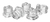 Bartscher 104338 Eiswürfelmaschine Silber