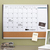 Rexel Magnetic Monthly Organiser Combi Board 585x430mm