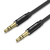 Vention BAXBD kabel audio 0,5 m 3.5mm Aluminium, Czarny