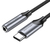 Vention BGMHA audio kábel 0,1 M 3.5mm USB C-típus Szürke
