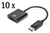 ASSMANN Electronic AK-990902-002-S Videokabel-Adapter 0,15 m DisplayPort DVI-I Schwarz