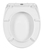 Diaqua 31171274 Toilettensitz Harter Toilettensitz Duroplast, Kunststoff Weiß
