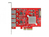 DeLOCK 90481 Schnittstellenkarte/Adapter Eingebaut USB 3.2 Gen 2 (3.1 Gen 2)