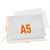 Durable 505919 hoesje Transparant A5