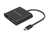 Conceptronic DONN09B Adaptador gráfico USB Negro