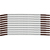 Brady SCN-15-P kabelmarker Zwart, Wit Nylon 300 stuk(s)