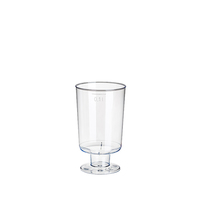 10 Stiel-Gläser für Weisswein, PS 0,1 l Ø 5,1 cm · 8,5 cm glasklar einteilig
