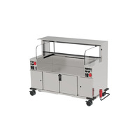 RIEBER acs 1600 O3 - 2x neutral - 3x400V, Frontcooking Station Die fahrbare
