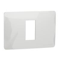 Unica Studio - plaque de finition - Blanc - 1 module (NU210118)