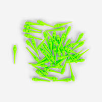 50 Plastic (soft Tip) Dart Tips - Green - One Size