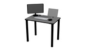 Black MDF work-from-home desk type 2