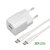 4smarts Ladegerät VoltPlug Duos Mini PD 20W und USB-C Kabel 1,5m weiß
