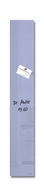 GL109 Glasmagnetboard artverum violet