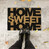 Relaxdays Fußmatte Kokos, Home Sweet Home, 60 x 40 cm, Fußabtreter innen & außen, rutschfeste Türmatte, natur/schwarz