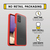 OtterBox React Samsung Galaxy A32 5G - Power Red - clear/red - ProPack (ohne Verpackung - nachhaltig) - Schutzhülle