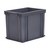 30L Euro Stacking Container - Solid Sides & Base - 400 x 300 x 325mm - Grey