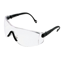 Honeywell 1000016 Op-Tema Einscheibenbrille, schwarz klare Polycarbonat - Scheib