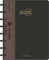 ADOC Agenda Polypro Largo 2025 8888.310 1T/1S schwarz ML 16.5x21cm