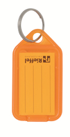 RIEFFEL SWITZERLAND Schlüsseletiketten 38x22mm KT 1000 ORANGE orange 100 Stück