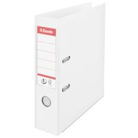 Esselte No.1 Lever Arch File Polypropylene A4 75mm Spine Width White (Pack 10)