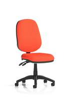 Eclipse Plus II Lever Task Operator Chair Bespoke Colour Tabasco Orange