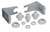 Befestigungsbügel, grau, (Ø x H) 35 mm x 48 mm, für Dauerleuchte 895, 975 890 34