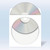 CD-Hülle selbstklebend, Papier, 124 x 0,1 x 124 mm, weiß mit Sichtfenster