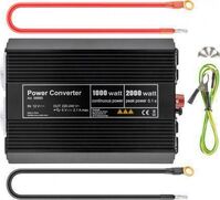 DC to AC Inverter 1000W 12V to 230V Inverter, CE, WEEE with USB Port, 7/7 female socket with child protection Netzteile