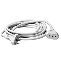 Prolunga Elettrica MKC - 5 m - 2P+T 10A - 492517359 (Bianco)