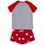 PIJAMA CORTO SINGLE JERSEY PUNTO MINNIE RED