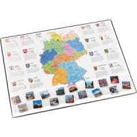 Schreibunterlage 40x53cm Landkarte Deutschland