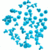 Stecksignale litfax.map Kunststoffsignale rund hellblau VE=50 Stück