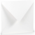 Briefumschlag 16,4x16,4cm Nassklebung Seidenfutter Weiß