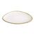 Olympia Kiln Triangular Plate in White - Porcelain - 165mm - Pack of 6