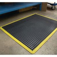 Anti-fatigue rubber safety bubblemat - 0.6m x 0.9m