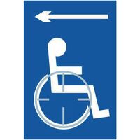 Disabled arrow left sign