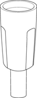 Abwerfhülse variabel für Eppendorf Reference® 2 2,5 mL Farbcode: rot