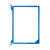 Rahmen für Preislistenhalter / Ersatzrahmen zu Standfächer „Infosign” | blau ähnl. RAL 5015