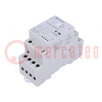 Contattori: 4-poli per installazioni; 25A; 24VAC,24VDC; IP20