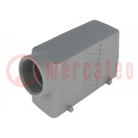 Enclosure: for HDC connectors; T-TYPE; size 104.27; M40; 104x27mm