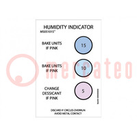 Humidity indicator; 125pcs.
