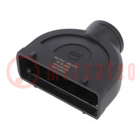 Enclosure: for HDC connectors; Han-Eco® B; size 24B; for cable