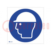 Safety sign; regulatory; self-adhesive folie; W: 200mm; H: 200mm