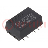 Convertitore: DC/DC; 1W; Ud'ingr: 4,5÷5,5V; Ud'usc: 15VDC; SMT; R1D