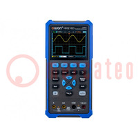 Oscilloscope manuel; 200MHz; 8bit; LCD 3,5"; Ch: 2; 1Gsps; 8kpts