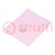 Protection bag; ESD; L: 305mm; W: 254mm; Thk: 90um; polyetylene; pink