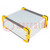 Carcasa: con panel; FR; X: 131mm; Y: 100mm; Z: 53,5mm; aluminio; gris