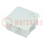 Enclosure: junction box; X: 65mm; Y: 65mm; Z: 32mm; wall mount; IP44