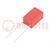 Capacitor: polyester; 1.5uF; 40VAC; 63VDC; 5mm; ±5%; 5.5x11.5x7.2mm